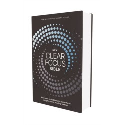NIrV, Clear Focus Bible, Hardcover, Charcoal/Blue: Read more of the Bible with better focus