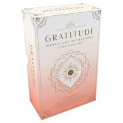 Gratitude Journal and Inspirational Card Deck Set
