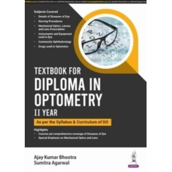 Textbook for Diploma in Optometry II Year