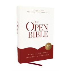 The Open Bible: Read and Discover the Bible for Yourself (NKJV, Hardcover, Red Letter, Comfort Print)