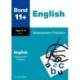 Bond 11+ English Assessment Practice Papers Age 5-6 (for GL Assessment & other 11 plus exams)