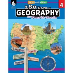 180 Days™: Geography for Fourth Grade: Practice, Assess, Diagnose