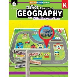 180 Days™: Geography for Kindergarten: Practice, Assess, Diagnose