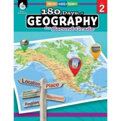 180 Days™: Geography for Second Grade: Practice, Assess, Diagnose