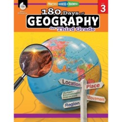 180 Days™: Geography for Third Grade: Practice, Assess, Diagnose