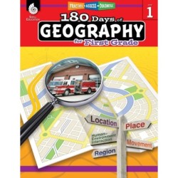 180 Days™: Geography for First Grade: Practice, Assess, Diagnose