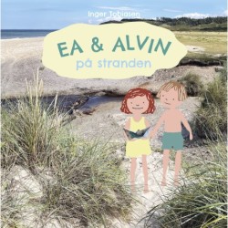 Ea og Alvin på stranden