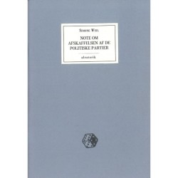 Note om afskaffelsen af de politiske partier