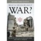 What Do We Know about War?
