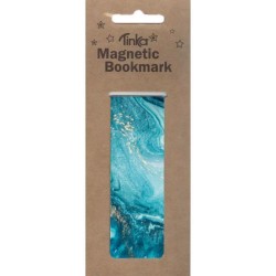 Magnetisk bogmærke - Turkis mønster
