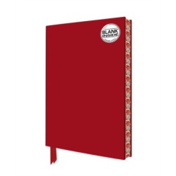 Ruby Red Blank Artisan Notebook (Flame Tree Journals)
