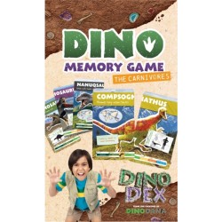 Dino Memory Game: The Carnivores: (Dinosaurs for Kids, Memory Card Game for Kids, Fossils, Prehistoric)