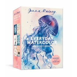 Everyday Watercolor 100 Postcards: Seashores and Ocean Life