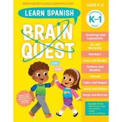 Brain Quest Workbook: Learn Spanish