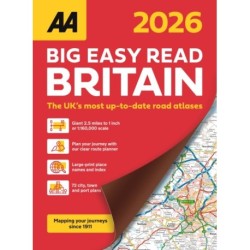 AA Big Easy Read Atlas Britain 2026