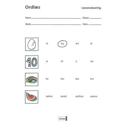 Læseevaluering på begyndertrinnet. Ordlæs
