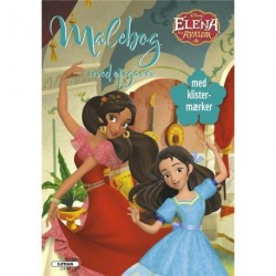 Elena fra Avalor - malebog med opgaver og klistermærker