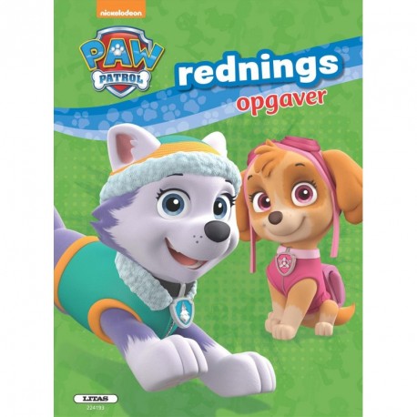 Paw Patrol: Malebog med opgaver