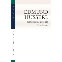 Fænomenologiens idé: fem forelæsninger