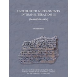 Unpublished Bo-Fragments in Transliteration III: Bo 6087-Bo 6434