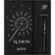 Moleskine Ltd. Ed. Harry Potter Themed Bundle: Large Ruled Lumos Notebook & Kaweco Roller Pen: Large Ruled Lumos Notebook & Kaweco Roller Pen