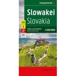 Slovakia Road and Leisure Map: 1:200,000 scale