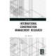 International Construction Management Research