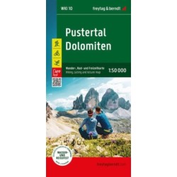 Pustertal - Dolomites Hiking, Cycling & Leisure Map