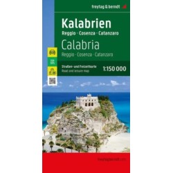 Calabria Road and Leisure Map: Reggio - Cosenza - Catanzaro