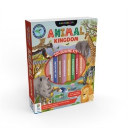 Kaleidoscope Colouring Kit Animal Kingdom