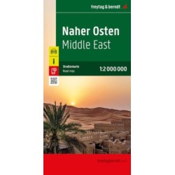 Middle East Road Map: 1:2,000,000 scale