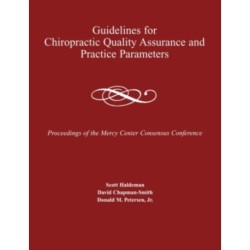 Guidelines for Chiropractic Quality Assurance and Practice Parameters