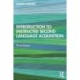 Introduction to Instructed Second Language Acquisition