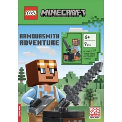LEGO® Minecraft®: Armoursmith Adventure Activity Book (with Armoursmith minifigure and accessories)