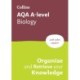 AQA A-level Biology Organise and Retrieve Your Knowledge: Ideal for the 2026 and 2027 Exams