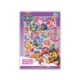 Paw Patrol, klistermærker med glitter: A5 bog med 8 ark