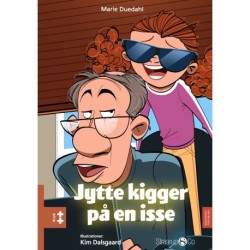 Jytte kigger på en isse