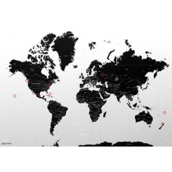 Magic World Map: Large 140 x 100 cm