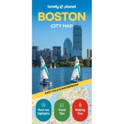 Boston City Map, Lonely Planet