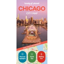 Chicago City Map, Lonely Planet