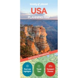 Lonely Planet Planning Map: USA