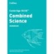 Cambridge IGCSE™ Combined Science Workbook