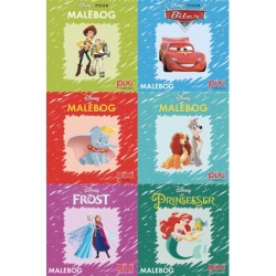 Krea Pixi®-serie 3: Disney-malebøger (kolli 48)