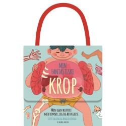 Min fantastiske krop - Min egen kuffert med remser, leg og bevægelse