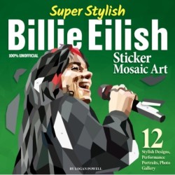 Super Stylish Billie Eilish Sticker Mosaic Art: 12 Stylish Designs, Performance Portraits, Photo Gallery