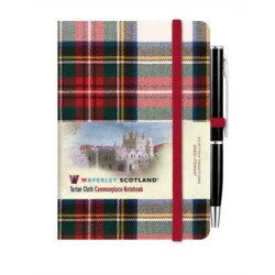 Waverley Commonplace Notebooks:Dress Stewart Tartan Mini Notebook with Pen (10.5 x 7cm)