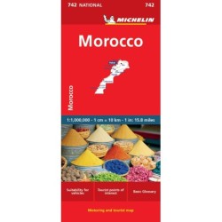 Michelin Africa blad 742: Morocco