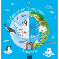 Sydpolen og Nordpolen: To bøger i én