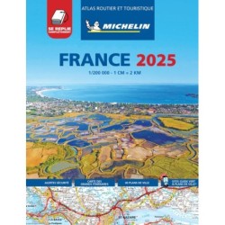 France 2025, Michelin Tourist & Motoring Atlas (Multi-flex)