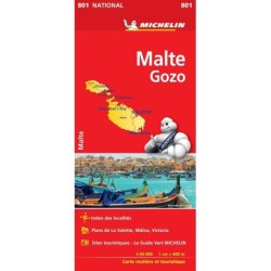 Malta, Michelin National Map 801